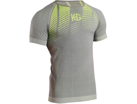Camiseta de Hombre para Running SPORT HG Wave Gris (2XL)