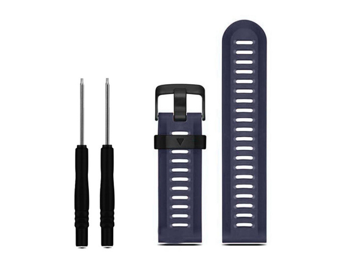 Pulseira De Silicone Azul Para Garmin Fenix 3 Hr