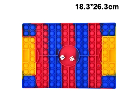 1 Uds. Juego de tablero de ajedrez Pop, juguetes sensoriales de burbujas, tablero de dados, juego de mesa grande, herramientas para aliviar el estr...