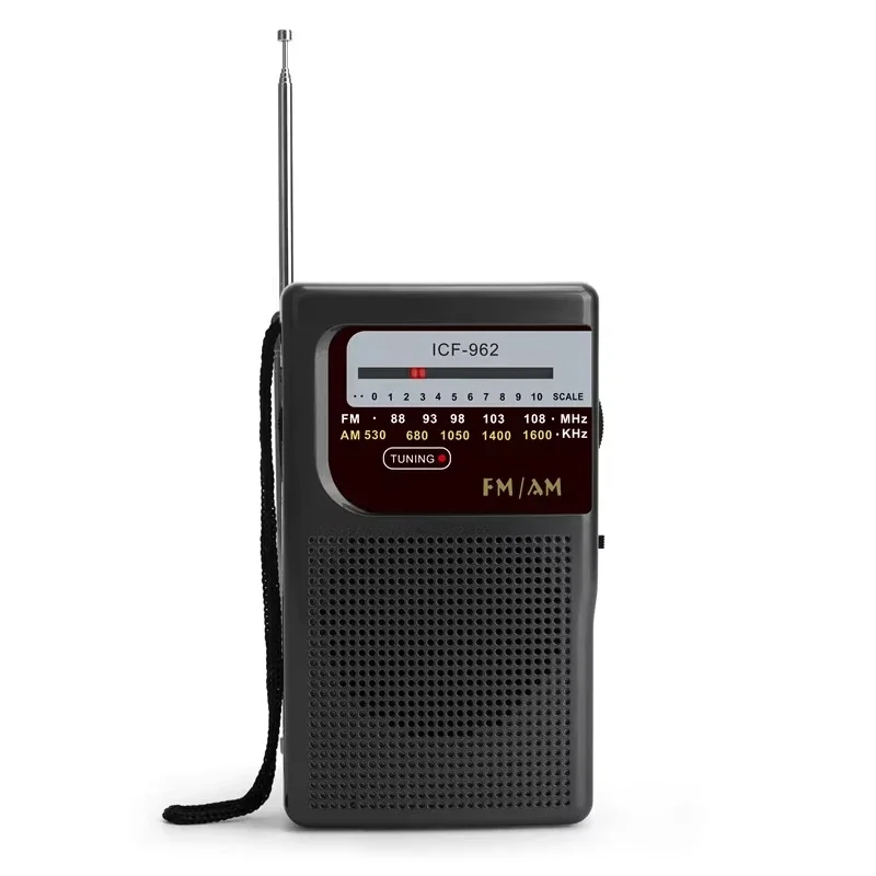 Radio Estéreo Para Exteriores Icf-962 (negra)