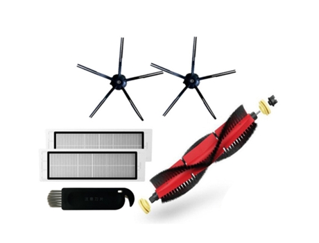 Para Xiaomi Roborock S5 Max S6 S50 S6 Maxv S4 E4 accesorios cepillo principal desmontable, filtro lavable de Cepillo Lateral de silicona