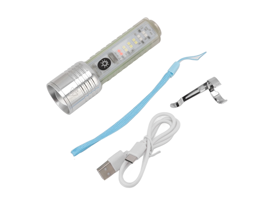 2026-linterna Led Recargable Usb 8 Modos Alto Brillo Mini Con Imán Uv Para Emergencias Al Aire Libre