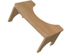 Taburete De Madera Para Inodoro, Apto Para Niños, Niñas Y Adultos: Taburete Estable Y Ecológico Para El Baño