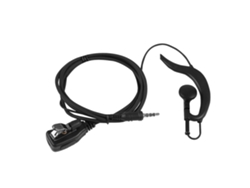 Auriculares Con Gancho Para La Oreja De 3,5 Mm, Botón Ptt Y Micrófono Para Radio Walkie-talkie.