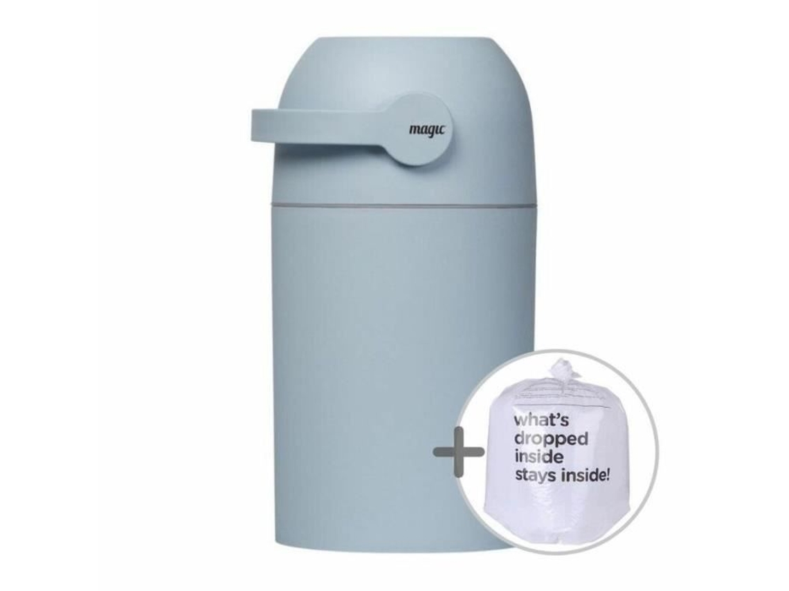 Contenedor para Pañales Mágico Azul Dimensiones 29x24,5x50 Cm Pack de 1, 2 o 6 Antibacteriano