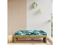 Reposapiés de jardín 120x80 cm Pino impregnado Wsd76624 Lovely Home