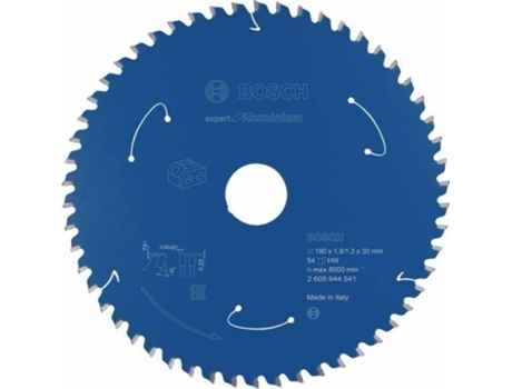 Disco de Sierra Circular BOSCH Para Sierra Sin Cables Expert para Aluminio 190x1.8/1.3x30 T54