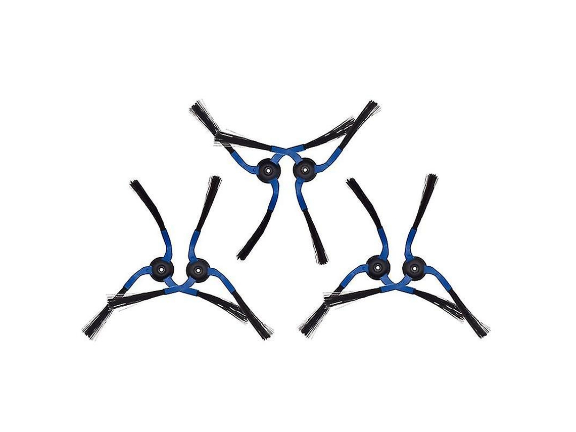 3 pares de cepillos laterales para limpieza de piezas de robot aspirador Samsung.