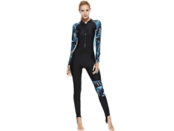 Traje de baño de una pieza con protección solar y estampado de medusas para mujer de Rosewell