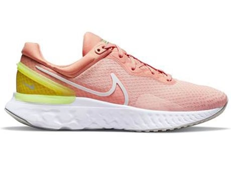 Zapatillas Deportivas NIKE React Miler 3 (Rosa - Material Sintético, Tejido- 41)