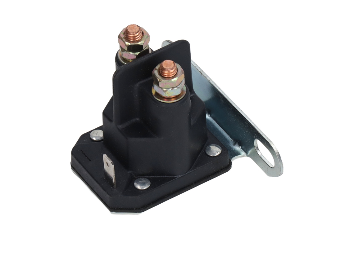 Relé de encendido solenoide de 12 V y 4,8 W para cortacéspedes, vehículos y electrodomésticos.