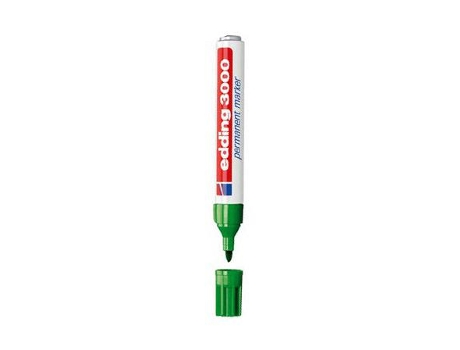 Marcador Grosso Edding 3000 Verde