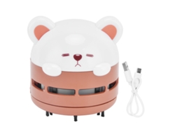 Rebe-limpiador De Polvo Portátil Para Teclado Cute Cartoon Con Luz Nocturna Usb Cargable Limpiador De Escritorio Mini