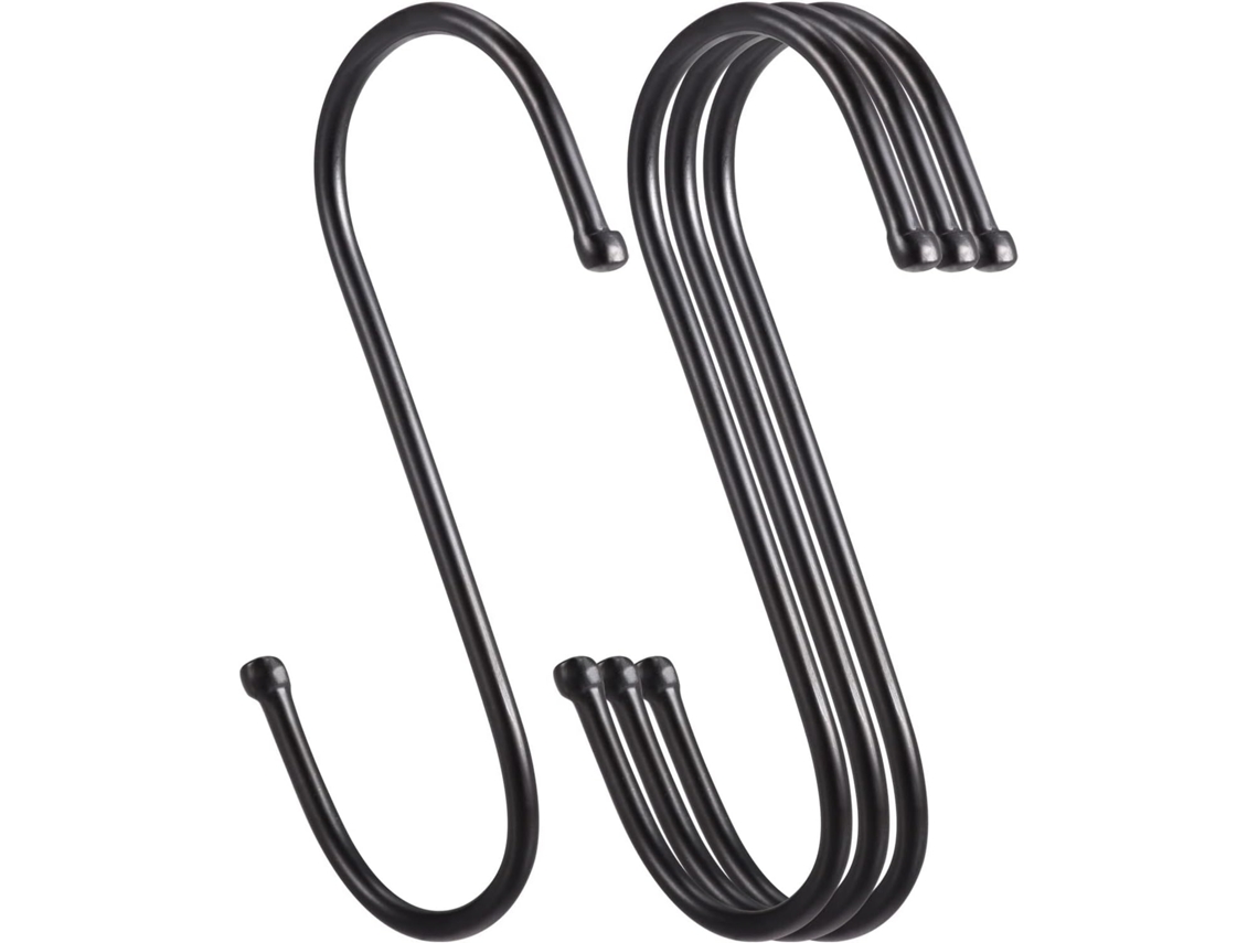 Juego de 4 ganchos de acero inoxidable para baño CHABERLU