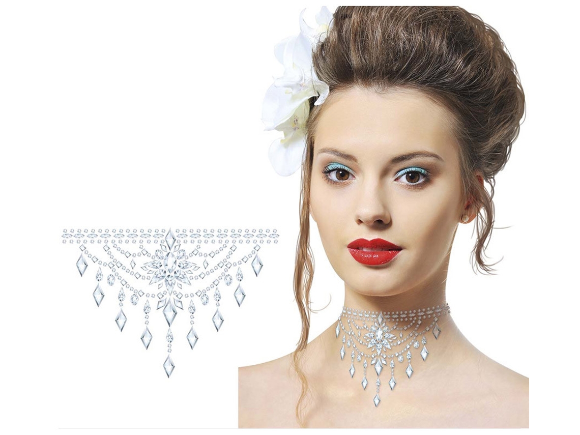 Accesorio GUIRCA Joyas brillantes en el cuello