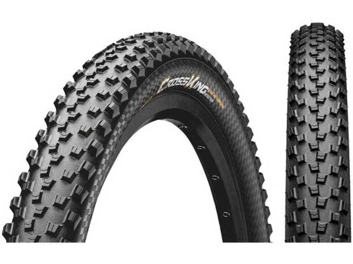 Neumático para Ciclismo Montaña CONTINENTAL Mtb Cross King Tubeless Foldable (26´´)