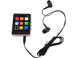 Reproductor Mp3 Hifi Portátil Con 64 Gb, Pantalla De 2,4", Altavoces Integrados Y Radio Fm.
