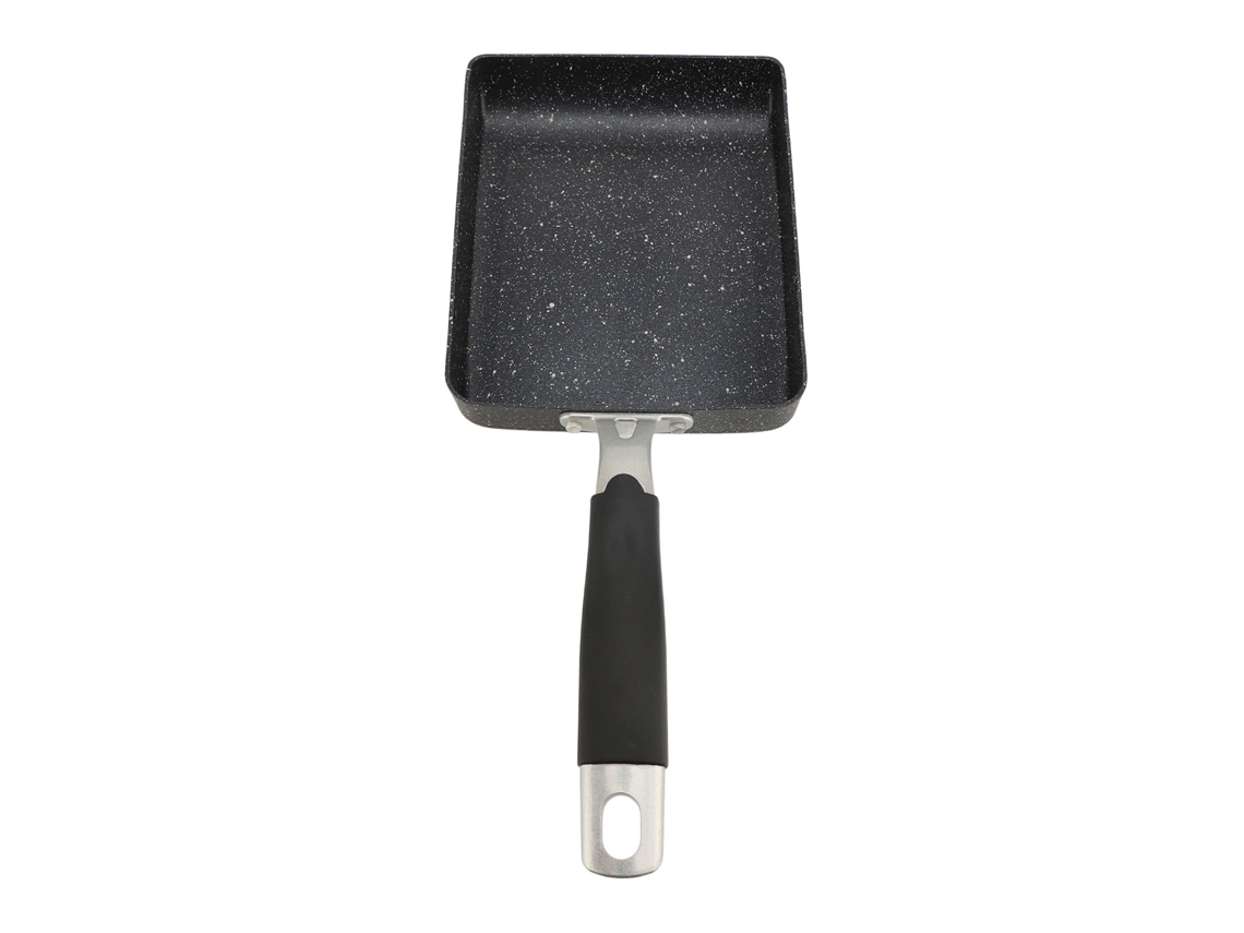 Sartén rectangular de acero inoxidable antiadherente para tortilla japonesa Tamagoyaki