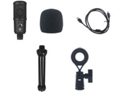 Micrófono De Condensador Usb Con Cancelación De Ruido Para Pc Y Podcasting, Con Soporte De Brazo Articulado.