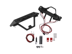 Parachoques delantero y trasero con luz LED para TRX4 SCX10 90046 1/10 RC Carvayotoy