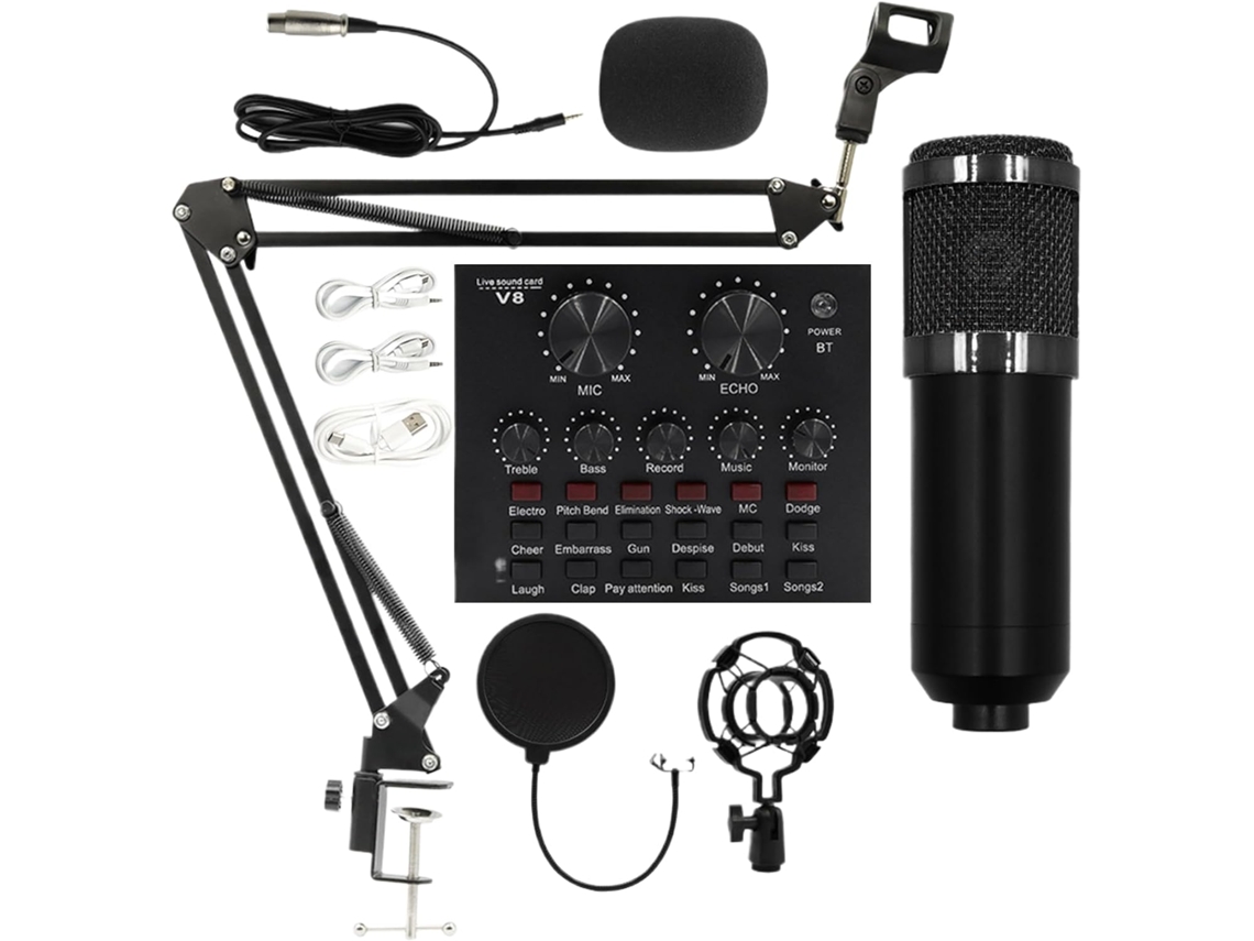 Kit Completo De Micrófono – Equipo Para Transmisiones En Vivo