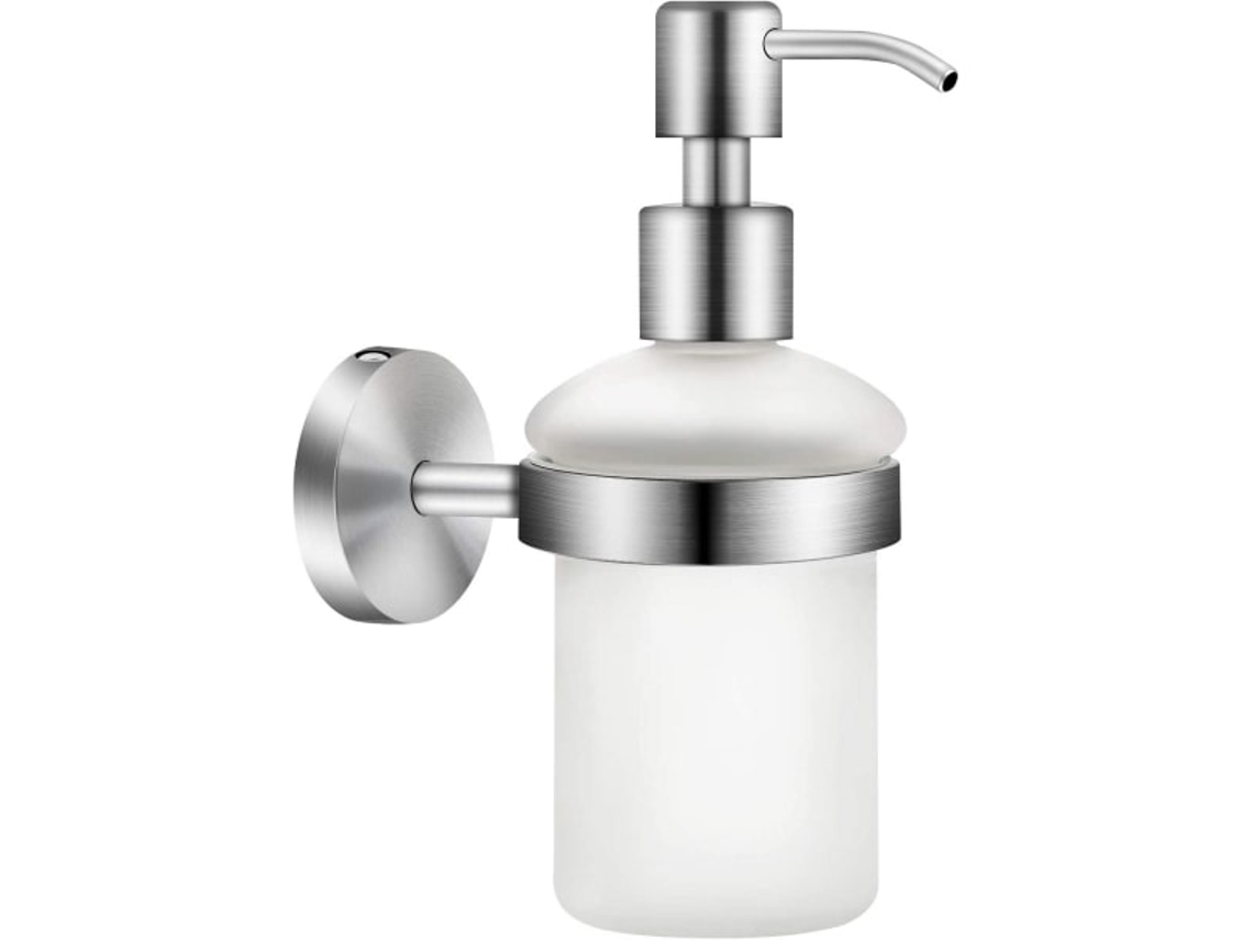 Dispensador de jabón de pared Jortmrd 304 de acero inoxidable, 200 ml, para champú