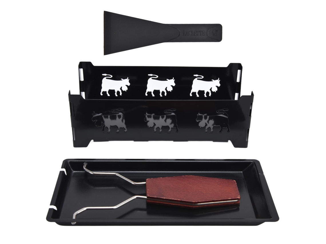 Mini Parrilla Raclette Para Queso Con Bandeja Antiadherente Para Hornear - Portátil