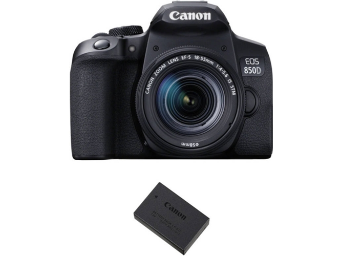Kit Cámara CANON EOS 850D + EF-S 18-55mm f/4-5.6 IS STM (APS-C)