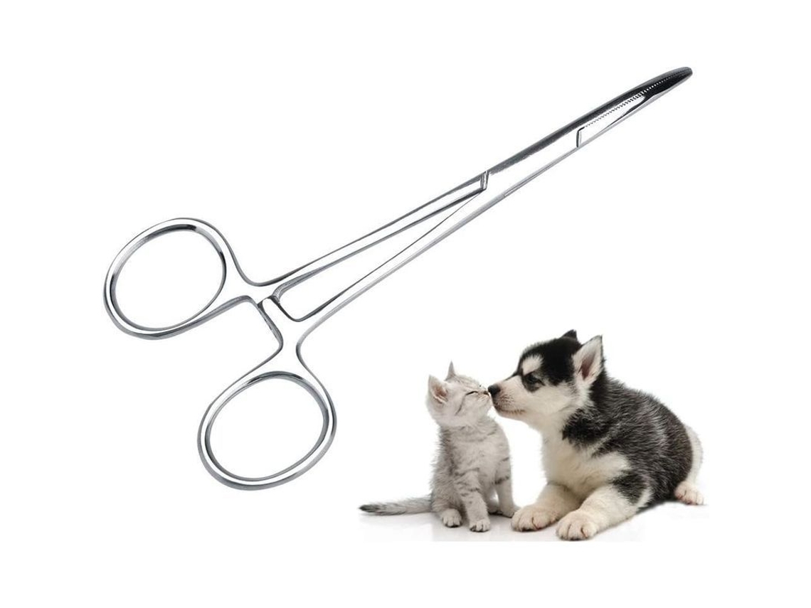 Pinzas Para El Cuidado De Las Orejas De Perros Con Cierre Antideslizante, Acero Inoxidable, 12,5/14 Cm