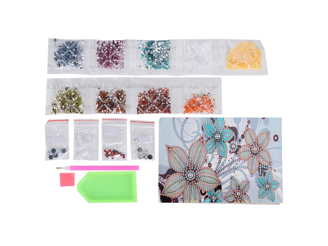 Kit De Pintura De Diamantes 5d Diy Con Piedras Redondas Decoración De Pared Hogar Arte Manual