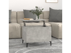 Mesa de Centro de Apoyo 60X44,5X45 Cm Derivados Madera Gris Cemento