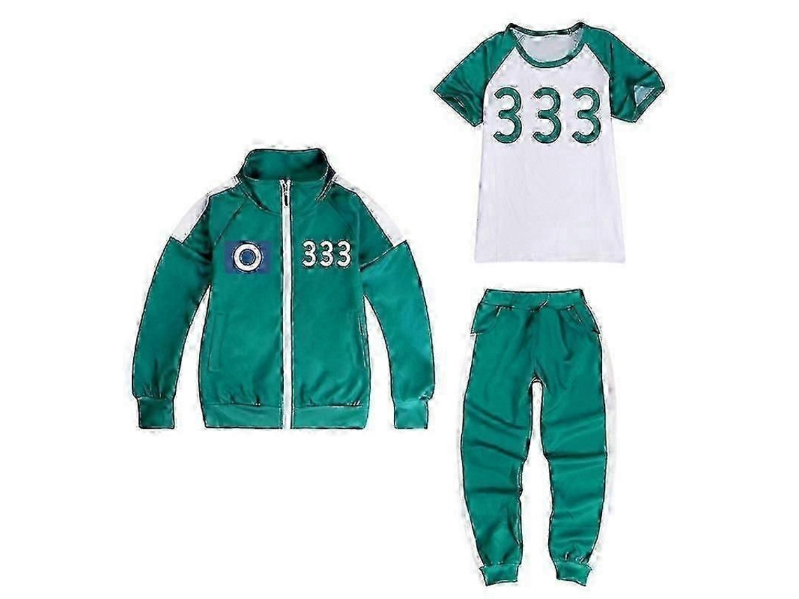 Traje De Cosplay De Juego Del Calamar 2 Conjunto Completo De Pijama Deportivo No.333120cm N.º 333 120cm