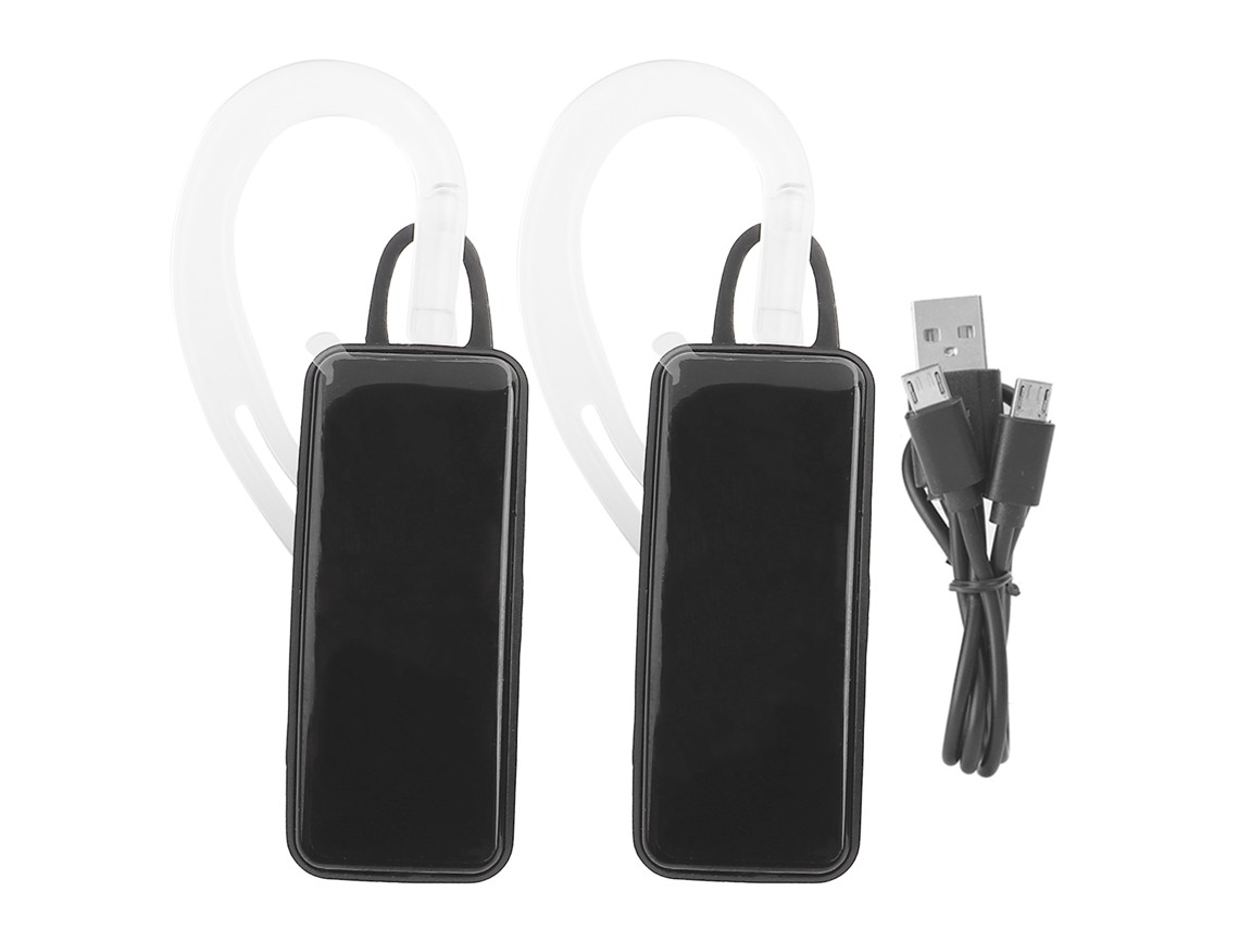 Auriculares Inalámbricos Para Casco De Motocicleta Con Intercomunicador, Batería De 300 Mah, Audio Hd.