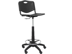 PYC Silla de Escritorio Alta PIQUERAS Y CRESPO Robledo Negro (PVC)