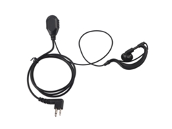 Auriculares Con Micrófono Ptt Para Radio Walkie-talkie Uv, Diseño En Forma De G, Accesorio Portátil.