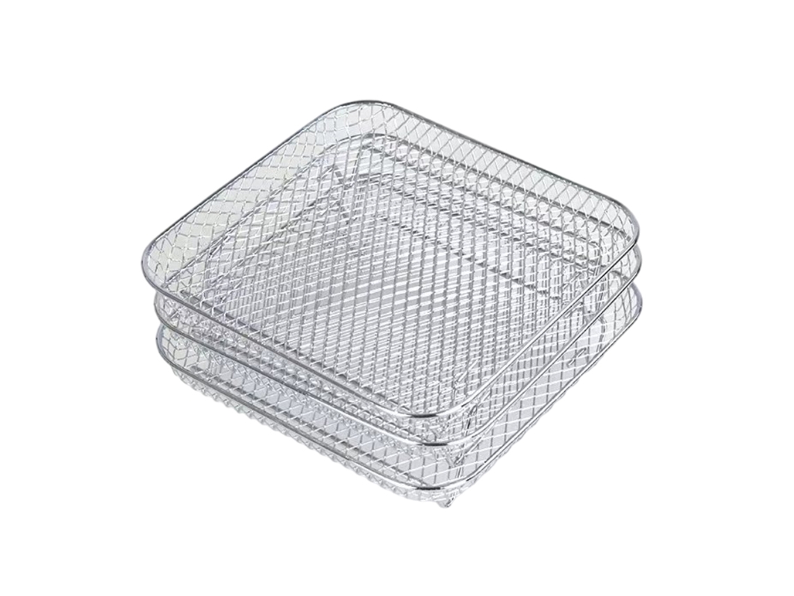 Estante Apilable Para Freidora De Aire Ninja Foodi De 8 Litros, Acero Inoxidable 304, Accesorios Para Deshidratador.