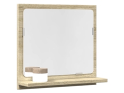 Mueble de baño con espejo en madera de roble Sonoma WSD21099 Lovely Home