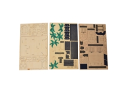 Dan26-juguete De Rompecabezas 3d De Madera Villa Casa Modelo Para Niños, Juguete Educativo De Rompecabezas