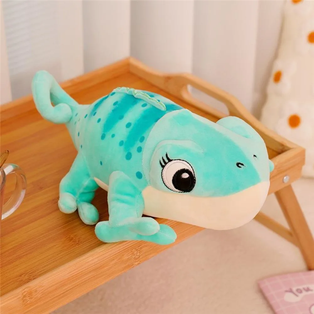 (azul) Simulación De Lagarto De Ojos Grandes, Lagarto De Dibujos Animados, Lindo Sofá Creativo