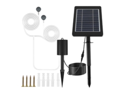 Bomba De Aire Solar Hidropónica 3 Velocidades Para Piscinas Exteriores, Aerador Solar Powered Oxígeno