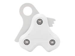 Yncm-carrete Retractor De Cuerda De Polea Para Apnea De Alta Eficiencia, De Aleación De Aluminio Universal, 250 Kg, Color Blanco