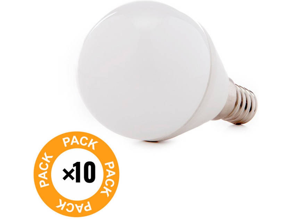 Bombilla LED GREENICE CV-P45-E14-5W-RC-CW-PK10-AP (Casquillo: E14)