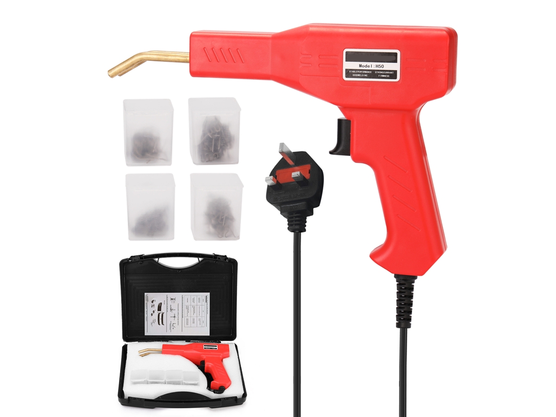 Herramienta De Soldadura Para Plásticos Con Pinzas Térmicas Para La Reparación De Parachoques De Automóviles Y Otros Plásticos.