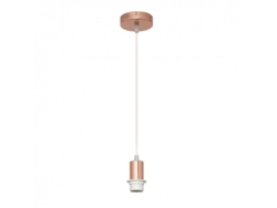 FAB 11069PA11 Armazon Colgante P/pantalla Maldivas Oro Rosa 1xe27