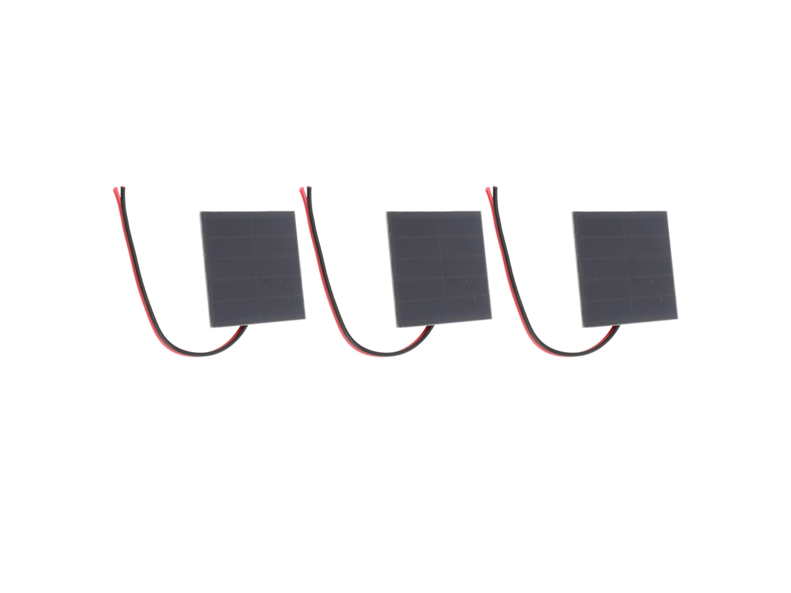 Paneles solares pequeños de 1 W, bricolaje, material fotovoltaico de alta eficiencia.