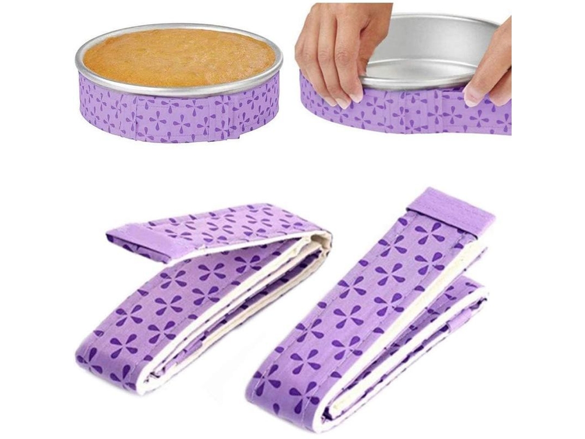 2026da-cinta Para Hornear Pasteles Set 2 Piezas Material Absorbente Para Hornear Uniforme Y Humedo