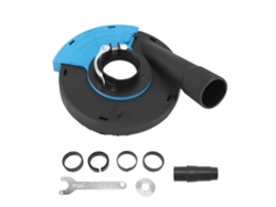 Colector de polvo para amoladora angular de 5 pulgadas con cubierta azul y negra para lijar piedra, piso y concreto Kofihety