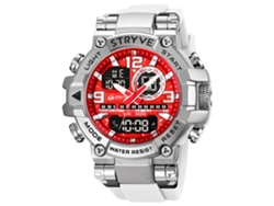 Reloj Deportivo Elegante Para Hombre (plateado Y Blanco), Reloj De Pulsera Electrónico Luminoso E Impermeable.