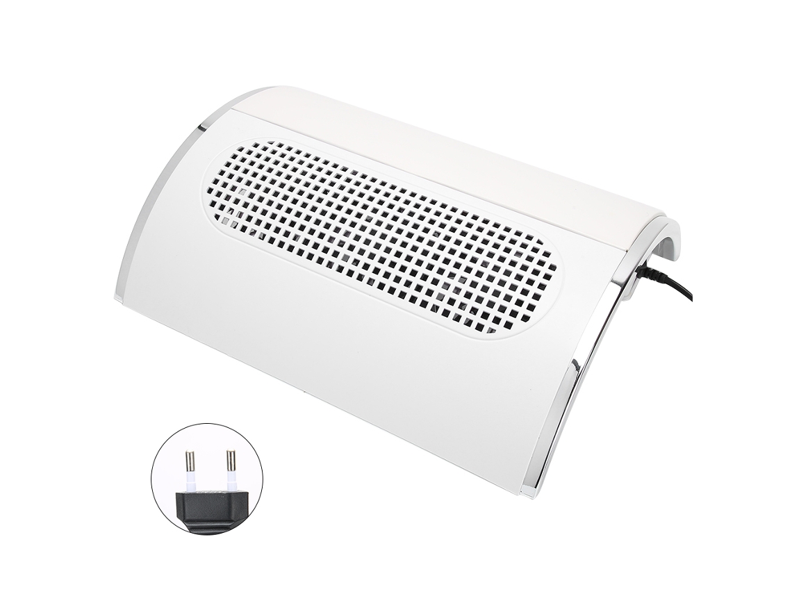 Aspiradora potente de 40 W para polvo de uñas, enchufe europeo de 110/240 V. Herramienta de manicura.
