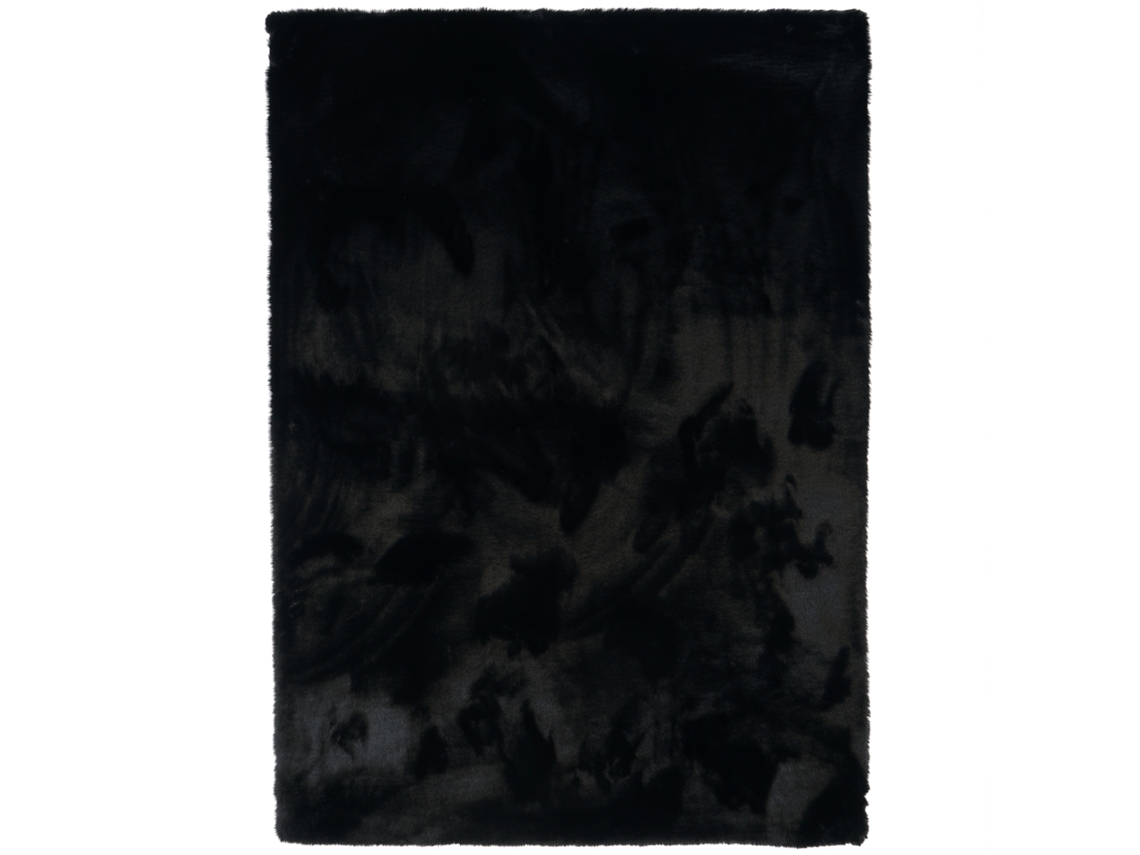 Consilio Concept Alfombra De Piel Sintética Cloud Super Soft 160x230 Cm Negro